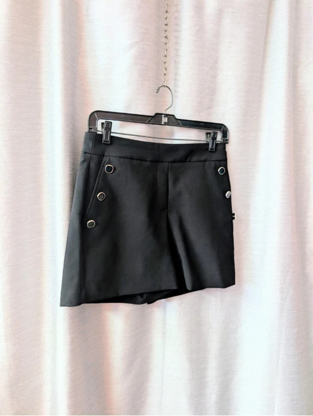 SOLD Rachel Zoe Black High Waisted Sailor Shorts 2